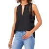 Vince Camuto Women's Sleeveless Split Neck Blouse