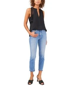 Vince Camuto Women's Sleeveless Split Neck Blouse -Anne Klein Sales Store 23755977 fpx