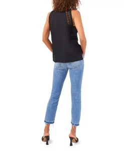 Vince Camuto Women's Sleeveless Split Neck Blouse -Anne Klein Sales Store 23755978 fpx