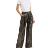 French Connection Women's Alara Molten Metallic Suit Trousers
