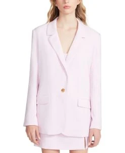 Steve Madden Women's Kaira One-Button Boyfriend Blazer