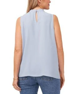 Vince Camuto Plus Size Pleated Mock Neck Top -Anne Klein Sales Store 23775851 fpx