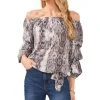 Vince Camuto Women's Off-The-Shoulder Bubble-Sleeve Top