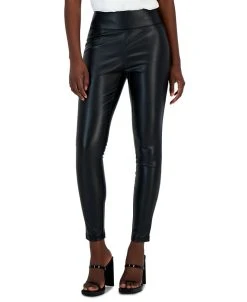 INC International Concepts Women's Faux-Leather Leggings, Created For Macy's