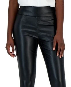 INC International Concepts Women's Faux-Leather Leggings, Created For Macy's -Anne Klein Sales Store 23776743 fpx