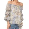 Vince Camuto Women's Off-The-Shoulder Bubble-Sleeve Top