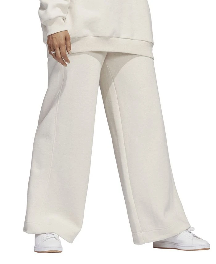 ADIDAS Women's All Szn Fleece Wide Pants 1 ADIDAS Women's All Szn Fleece Wide Pants