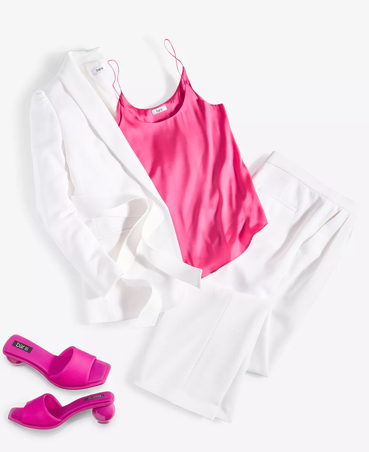 Bar III Women's Textured Belted Jacket, Created For Macy's 4 Bar III Women's Textured Belted Jacket, Created For Macy's - Image 4