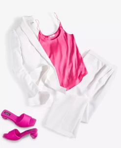 Bar III Women's Scoop-Neck Camisole, Created For Macy's 12 Bar III Women's Scoop-Neck Camisole, Created For Macy's -Anne Klein Sales Store 23793060 fpx