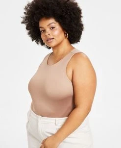 And Now This Women's Sleeveless High Neck Bodysuit, XS-4X -Anne Klein Sales Store 23803677 fpx