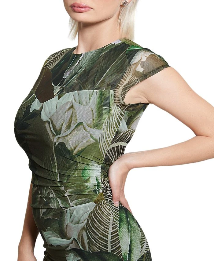 Guess Women's Eco Aida Mesh Short Sleeve Dress 4 Guess Women's Eco Aida Mesh Short Sleeve Dress - Image 4