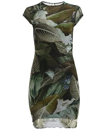 Guess Women's Eco Aida Mesh Short Sleeve Dress 5 Guess Women's Eco Aida Mesh Short Sleeve Dress - Image 5