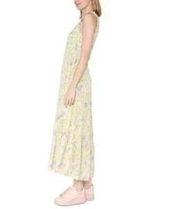 Black Tape Women's Ruffled Tiered Floral Maxi Dress -Anne Klein Sales Store 23811974 fpx