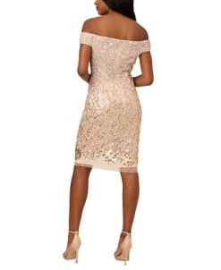 Adrianna Papell Women's Embellished Off-The-Shoulder Dress -Anne Klein Sales Store 23821349 fpx