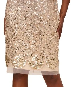 Adrianna Papell Women's Embellished Off-The-Shoulder Dress -Anne Klein Sales Store 23821351 fpx