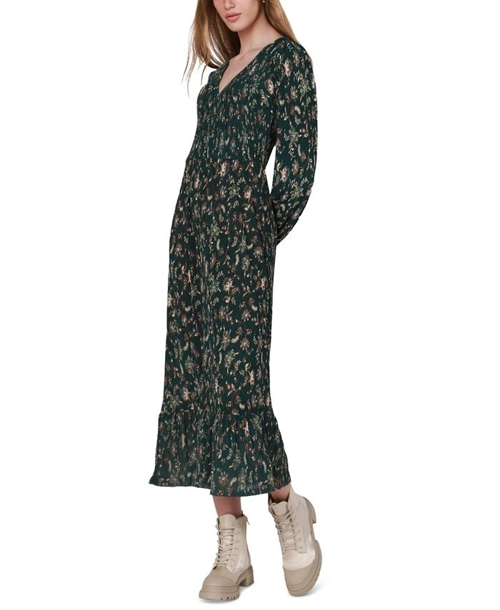 Black Tape Women's Plissé Ruffled-Hem Maxi Dress 1 Black Tape Women's Plissé Ruffled-Hem Maxi Dress