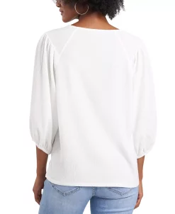 Vince Camuto Women's Puff Sleeve Knit Top -Anne Klein Sales Store 23892235 fpx