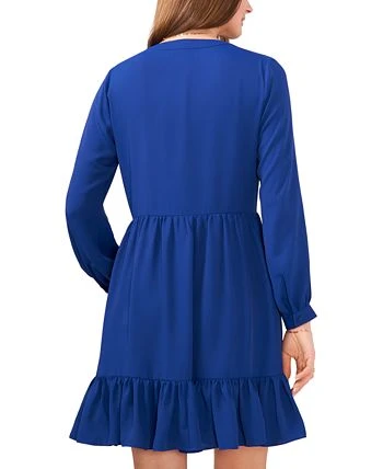 Vince Camuto Women's Ruched Flounce Dress 2 Vince Camuto Women's Ruched Flounce Dress - Image 2