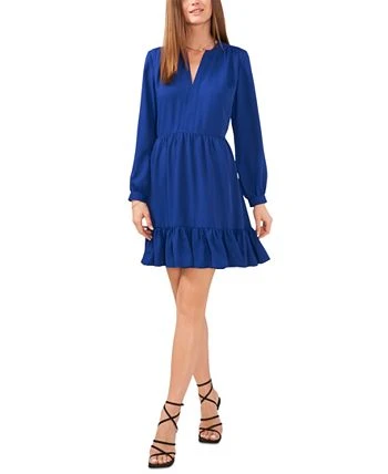 Vince Camuto Women's Ruched Flounce Dress 3 Vince Camuto Women's Ruched Flounce Dress - Image 3