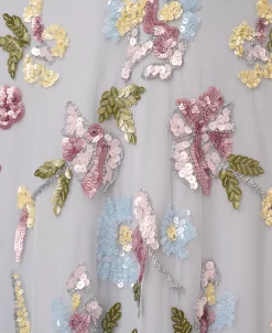 Adrianna Papell Women's Embellished Flutter-Sleeve Gown -Anne Klein Sales Store 23931921 fpx