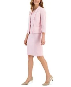 Kasper Women's 3/4-Sleeve Shawl-Collar Open Jacket -Anne Klein Sales Store 23942818 fpx