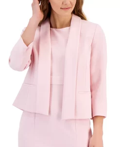 Kasper Women's 3/4-Sleeve Shawl-Collar Open Jacket -Anne Klein Sales Store 23942819 fpx