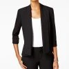 Kasper Open-Front Soft Blazer