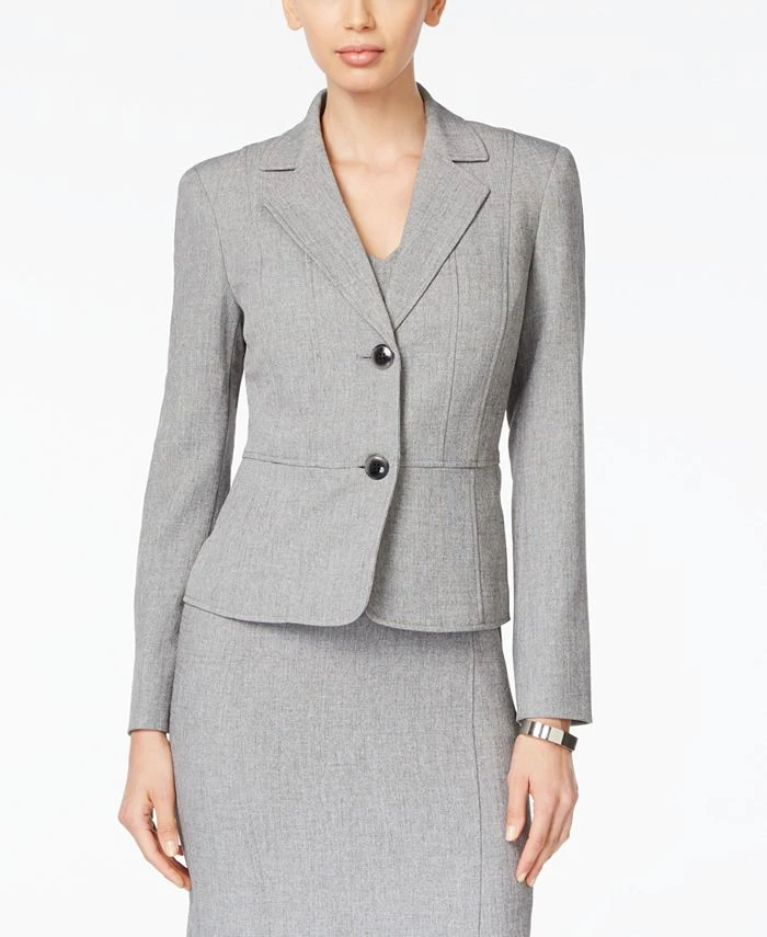 Kasper Two-Button Blazer, Regular & Petite Sizes 4 Kasper Two-Button Blazer, Regular & Petite Sizes - Image 4