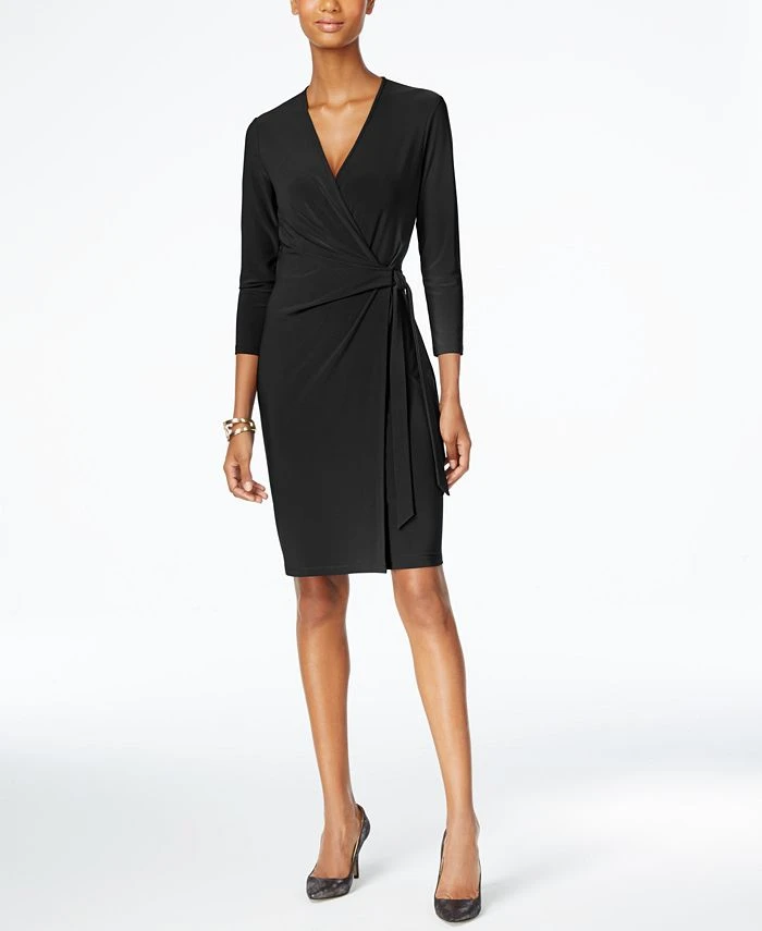 Anne Klein Faux-Wrap Dress 1 Anne Klein Faux-Wrap Dress