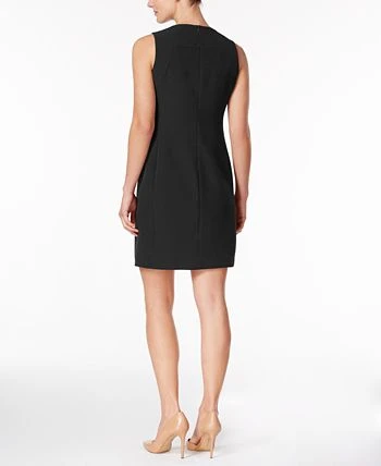 Anne Klein Executive Collection Shawl-Collar Sleeveless Sheath Dress Suit, Created For Macy's 3 Anne Klein Executive Collection Shawl-Collar Sleeveless Sheath Dress Suit, Created For Macy's - Image 3