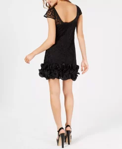 Guess Floral-Lace Ruffled-Hem Sheath -Anne Klein Sales Store 8823271 fpx
