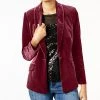 INC International Concepts Women's Velvet Blazer, Created For Macy's
