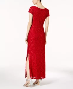 Connected Sequined Lace Column Gown -Anne Klein Sales Store 9067471 fpx