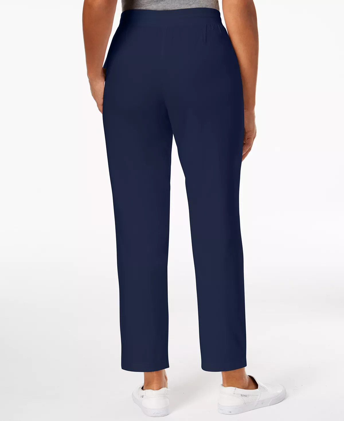 Karen Scott Port Drawstring Straight-Leg Pants, Created For Macy's 4 Karen Scott Port Drawstring Straight-Leg Pants, Created For Macy's - Image 4