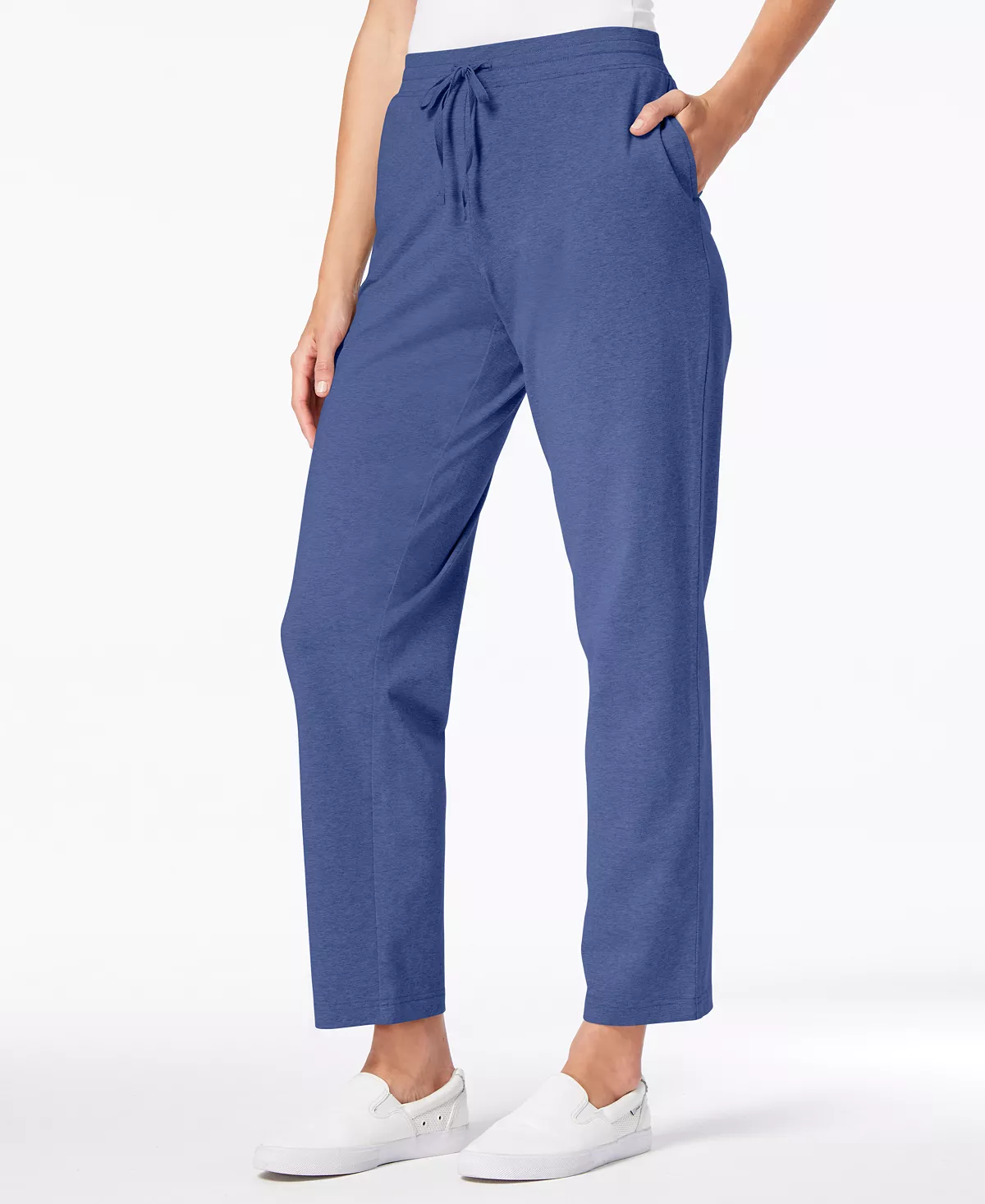 Karen Scott Port Drawstring Straight-Leg Pants, Created For Macy's 5 Karen Scott Port Drawstring Straight-Leg Pants, Created For Macy's - Image 5