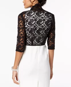 Connected Scalloped Lace Shrug -Anne Klein Sales Store 9491457 fpx