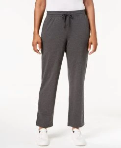 Karen Scott Port Drawstring Straight-Leg Pants, Created For Macy's