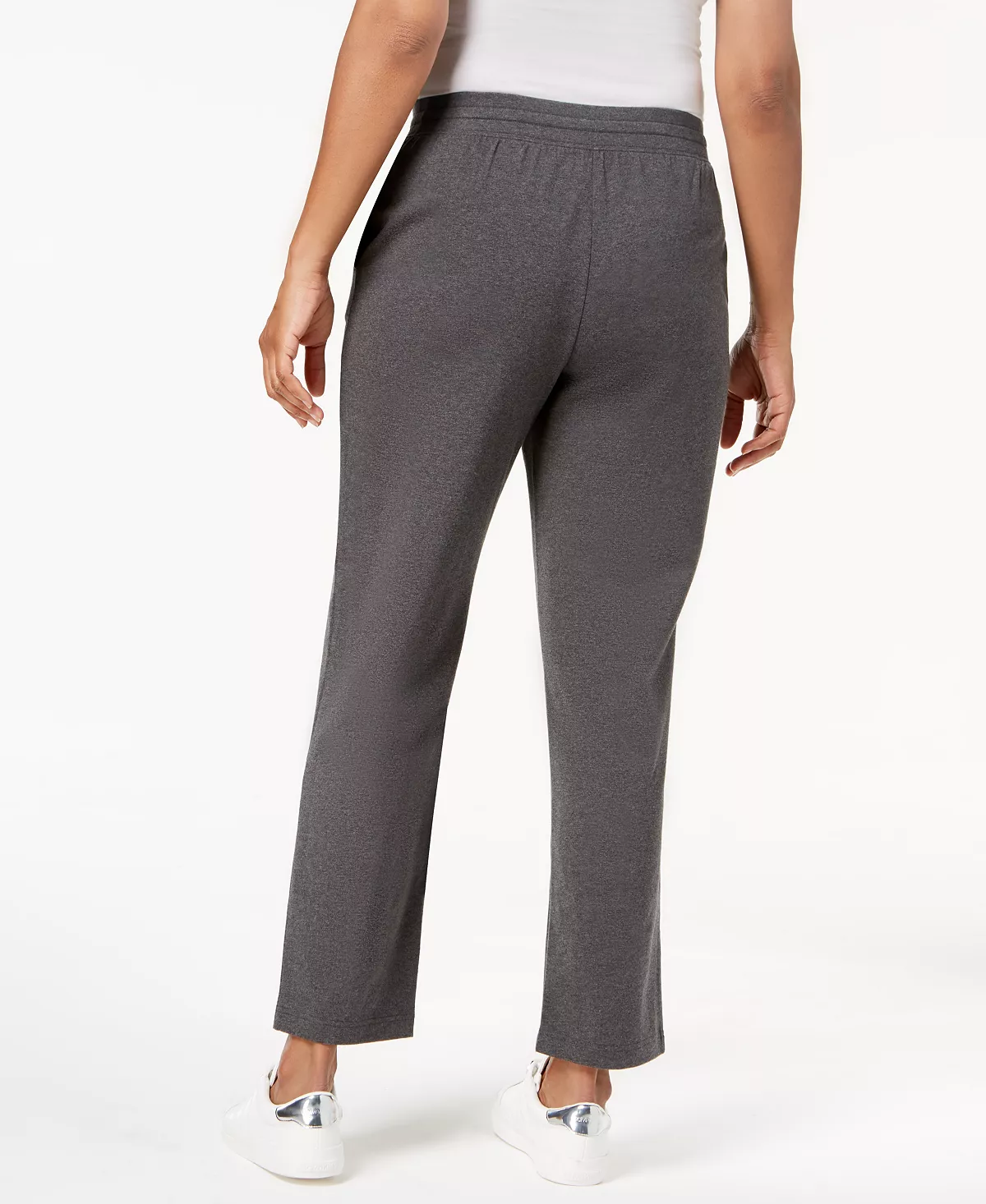 Karen Scott Port Drawstring Straight-Leg Pants, Created For Macy's 2 Karen Scott Port Drawstring Straight-Leg Pants, Created For Macy's - Image 2