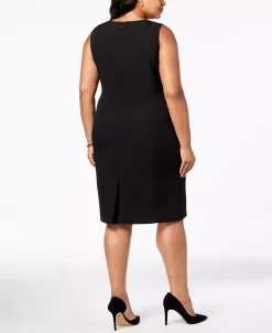 Kasper Plus Size Sleeveless Sheath Dress 4 Kasper Plus Size Sleeveless Sheath Dress -Anne Klein Sales Store 9877908 fpx